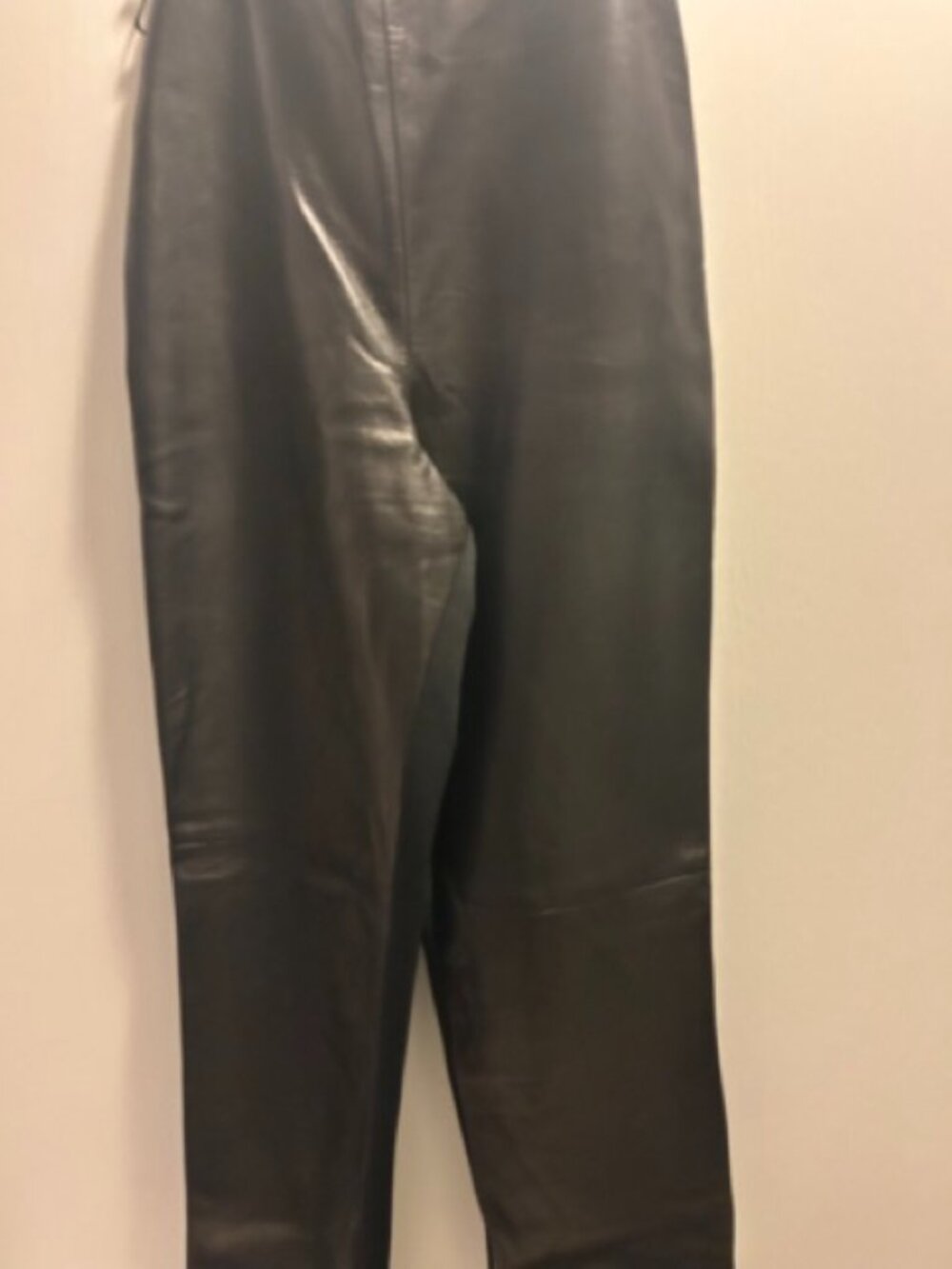 Isabel USA Genuine Leather Black Pants